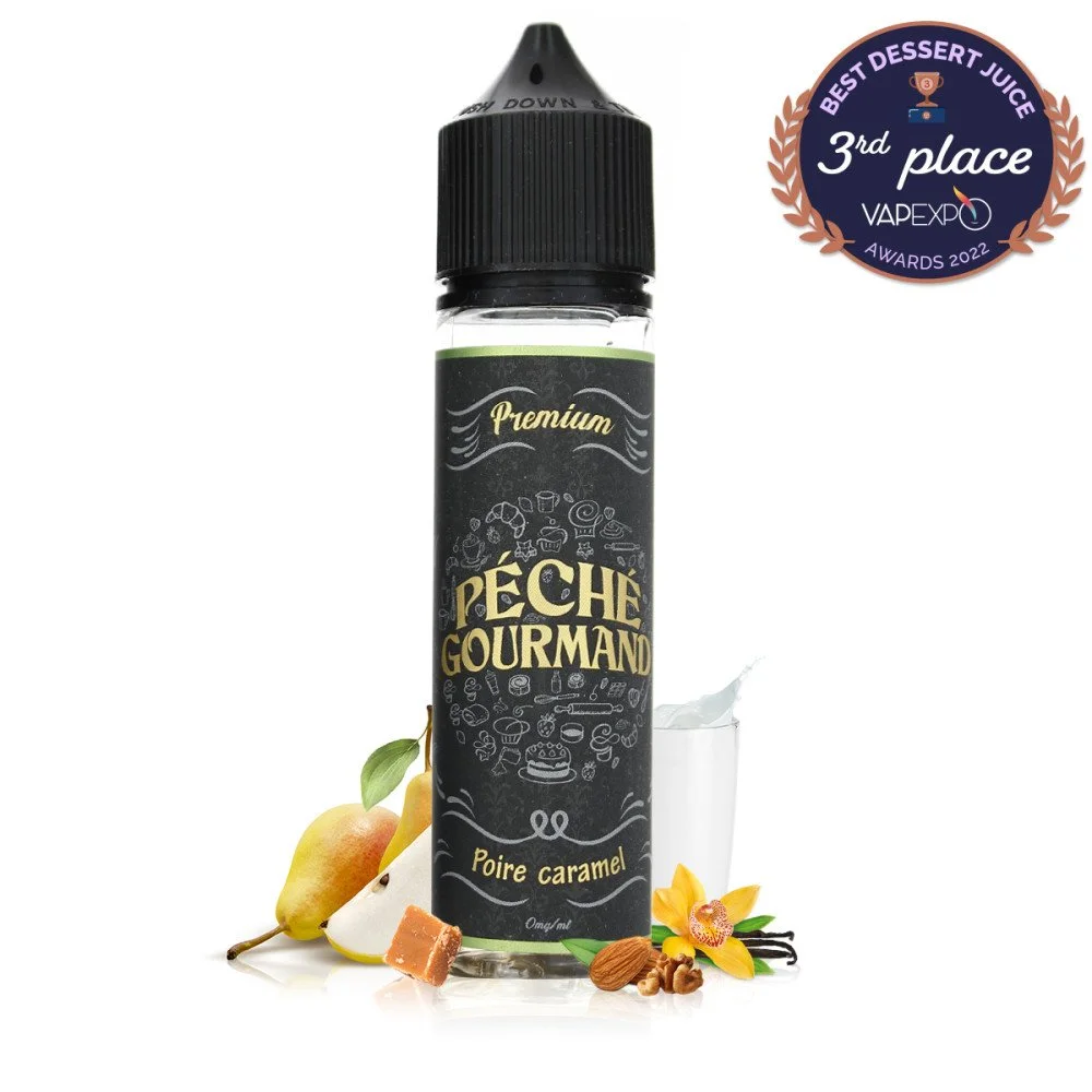 Péché Gourmand - Poire Caramel 0mg 50 ml - Liquidelab